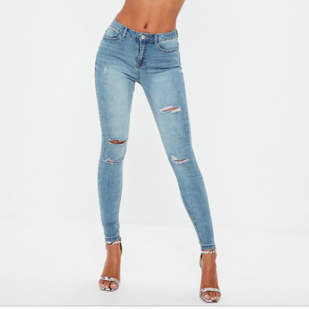 TALL Missguided Sinner Skinny Jeans